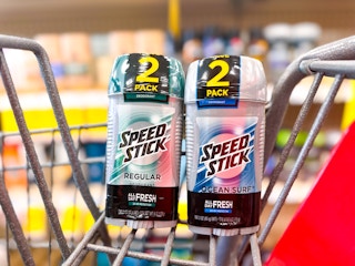 two 2-pack of speed stick deodorants