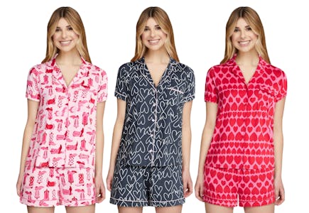 Joyspun Women’s Valentine Pajama Set