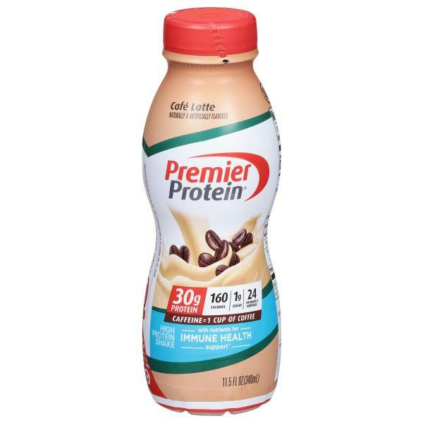 2 Premier Protein Cafe Latte Shakes