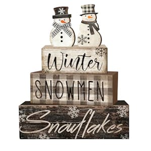 Christmas Snowman Table Decor