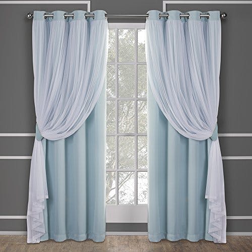Talia Double Layer Curtains 2-Pack