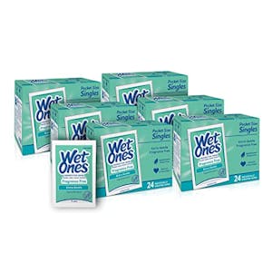Wet Ones Hand and Face Wipes 6-Pack