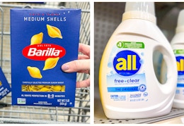 pasta detergent collage