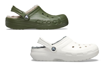 2 Crocs Adult Lined Clogs