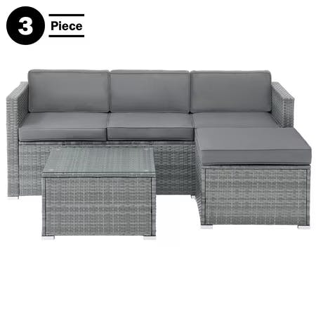 Lavish Home 3-Piece Patio Set
