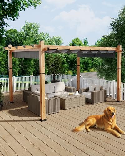 Outdoor Pergola with Canopy