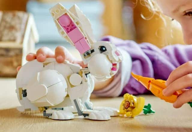 Easter Idea: Lego Bunny Building Set, $13.49 at Walmart card image