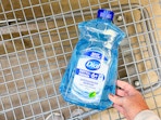 Dial antibacterial liquid hand soap (50 oz) in Walmart shopping cart