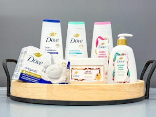 dove body products sitting together at walmart