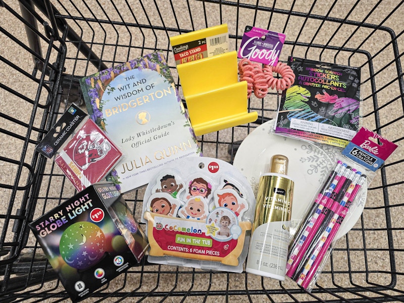 10 items in a dollar tree cart