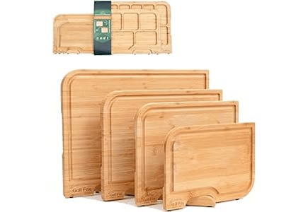 Bamboo Cutting Board Set