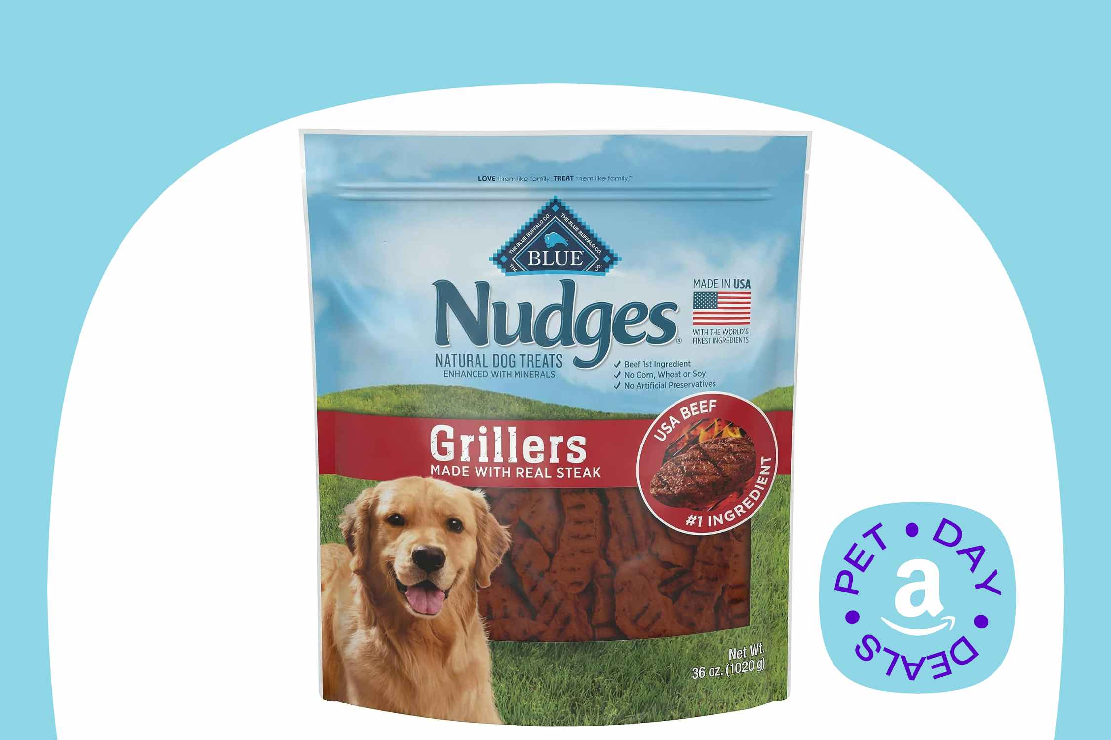 Blue Buffalo Nudges Dog Treats: Pay as Low as $6.47 for Amazon Pet Day