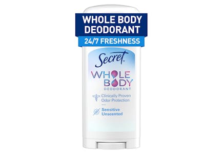 Secret Whole Body Deodorant