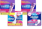 2 Tampax + 2 Always