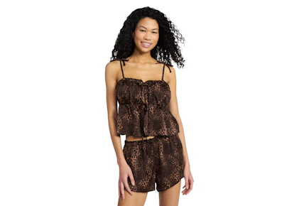 Women's Satin Pajama Set