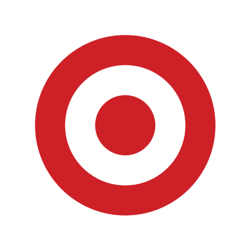 Squircle shaped image of Target themed commercial photography