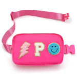 Kids' Chenille Letter Fanny Pack