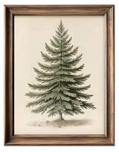 Christmas Tree Wall Decor Print