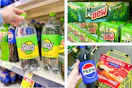 dollar general starry, mountain dew, pepsi 3-photo collage