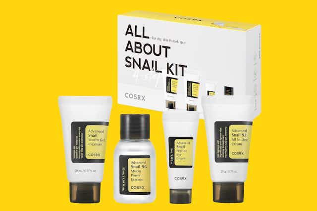 Cosrx All About Snail Trial Skincare Kit, Only $14.33 on Amazon card image