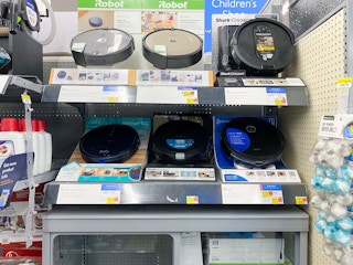 robot vacuums area at walmart