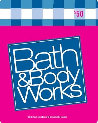 Bath & Body Works $50 Gift Card