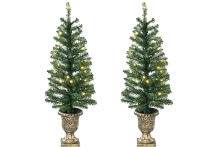 Holiday Time Christmas Tree 2-Pack