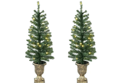 Holiday Time Christmas Tree 2-Pack
