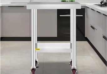 home depot kitchen prep table