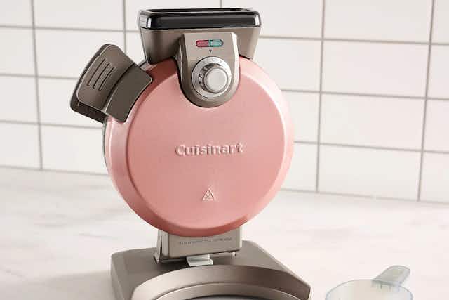 Cuisinart Belgian Waffle Maker and Recipe Book, $40.48 at QVC card image