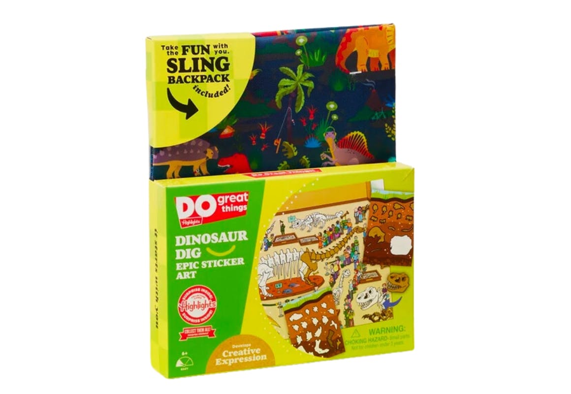 Dinosaur Sticker Art