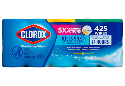 Clorox Disinfecting Wipes 5-Pack