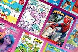 New $1 Coloring Books at Walmart (Disney, Spiderman, and Hello Kitty) card image