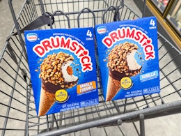 nestle drumstick cones boxes in walgreens cart
