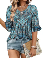 Women's Boho Tunic Top