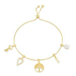 Women's Slider Charm Bracelet