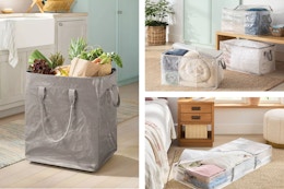 3 brightroom storage bags side by side