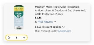 Mitchum deodorant