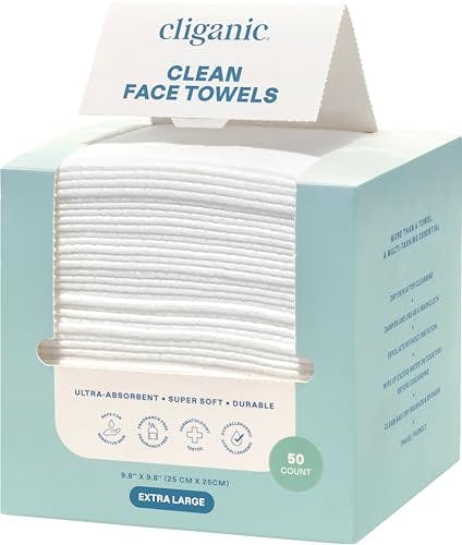 Cliganic Clean Face Towels