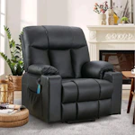 Faux Leather Power Lift Recliner