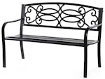 Steel Outdoor Patio Garden Bench