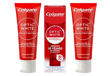 3 Colgate Toothpastes