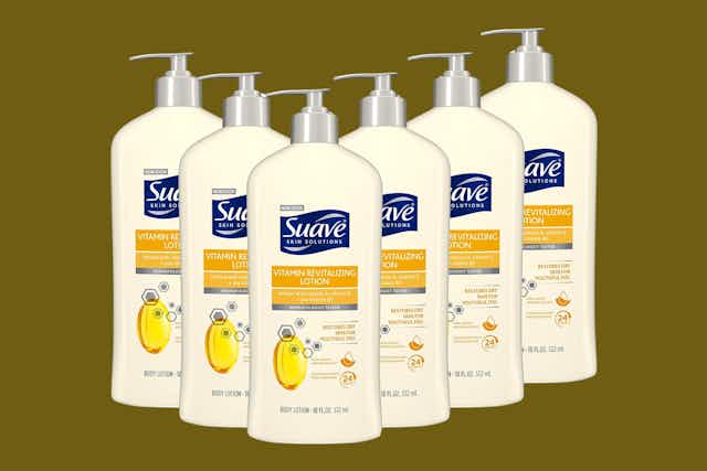 Suave Body Lotion 6-Pack, as Low as $12.56 on Amazon card image