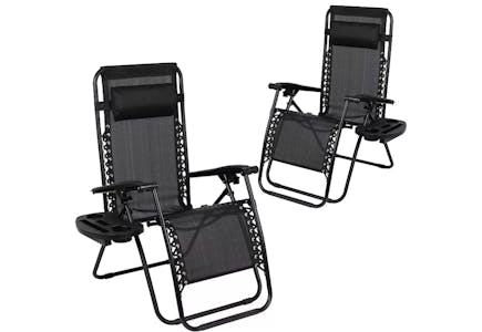 Zero Gravity Reclining Chair Set
