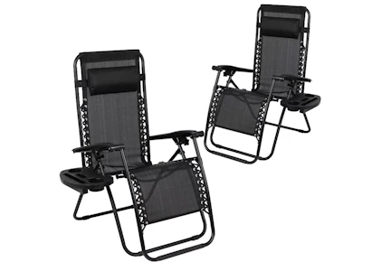 Zero Gravity Reclining Chair Set