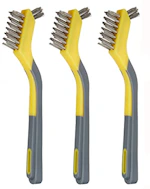 Amazon Basics Mini Wire Brushes 3-Pack
