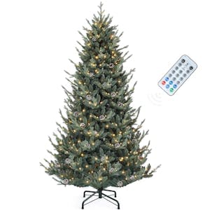 7.5 ft Prelit Blue Spruce Christmas Tree