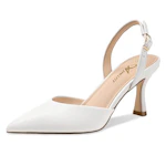 Closed Pointed Toe Kitten Heels