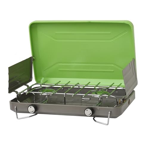 2-Burner Portable Camping Stove