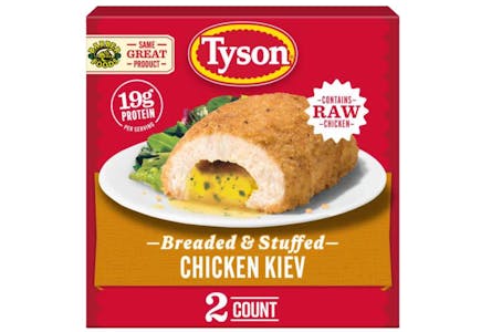 2 Tyson Stuffed Chicken Breasts